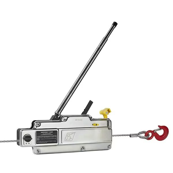 Griphoist Manual Wire Rope Hoist, 8,000 lb. 4 Ton, 60 ft, T532D, Tractel, Mfr#: 03309912460K